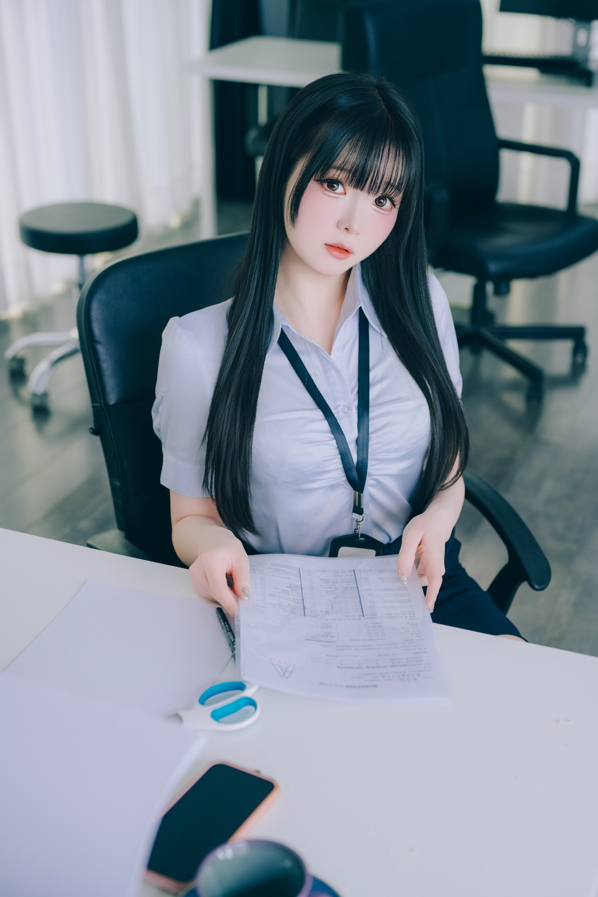 图片[1]-霜月shimo – NO.164 DL写真集-Shimo Secret Office Vol.02[140P]-XikXak